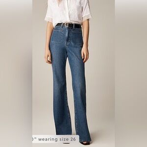 J. Crew Vintage Flare High Rise Jeans Size 28 NWT Style CF217